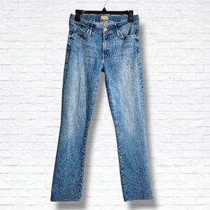 MOTHER Rascal Ankle Snippet Jean in Well Played Size 27